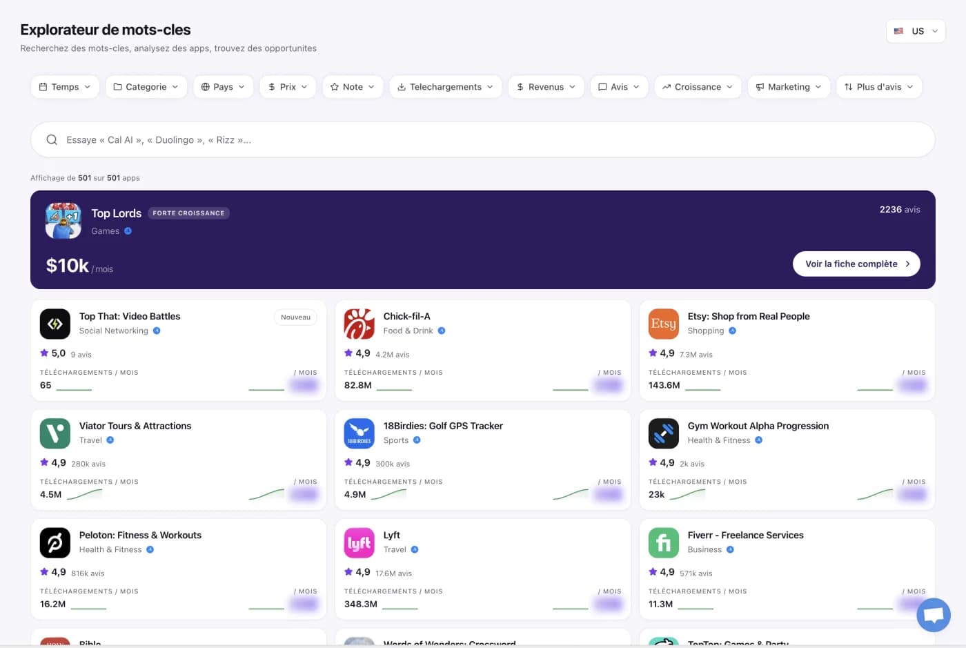 Analysez n’importe quelle app